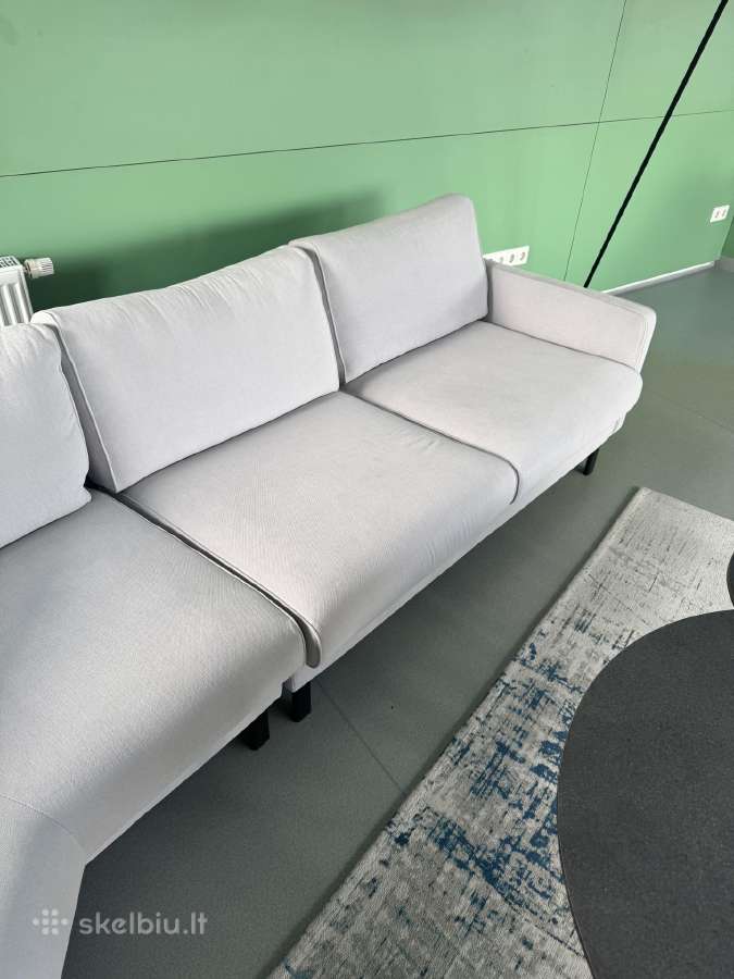 Furninova kampinė sofa – šviesiai pilka - nuotraukos Nr. 4