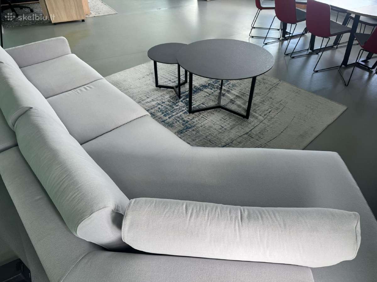 Furninova kampinė sofa – šviesiai pilka - nuotraukos Nr. 5
