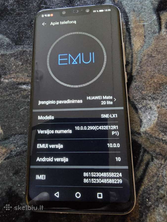 Huawei Mate 20 Lite - nuotraukos Nr. 2