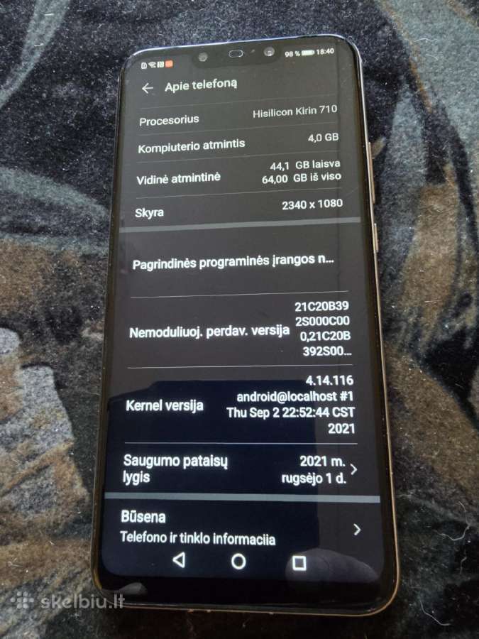 Huawei Mate 20 Lite - nuotraukos Nr. 3
