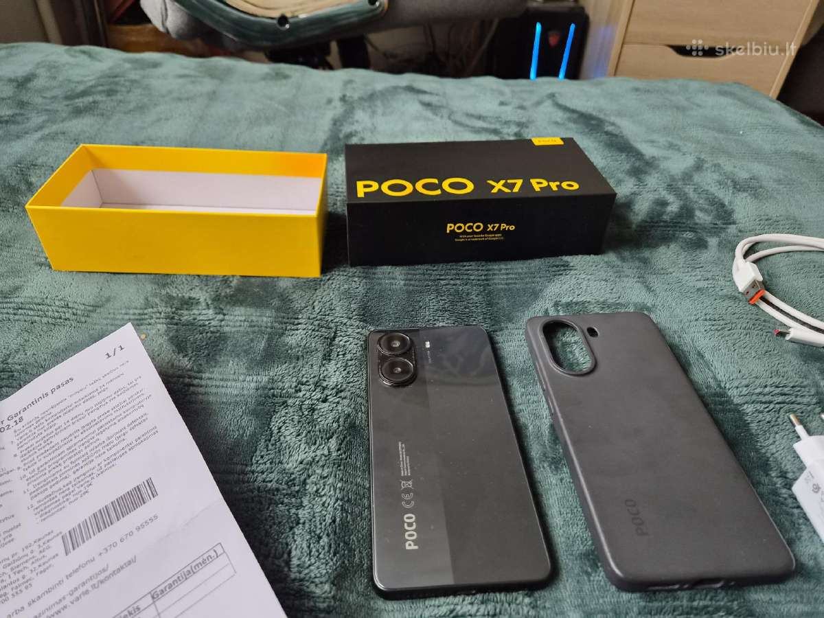 Xiomi Poco X7 Pro (black/juodas 8gb RAM 256gb) - nuotraukos Nr. 4