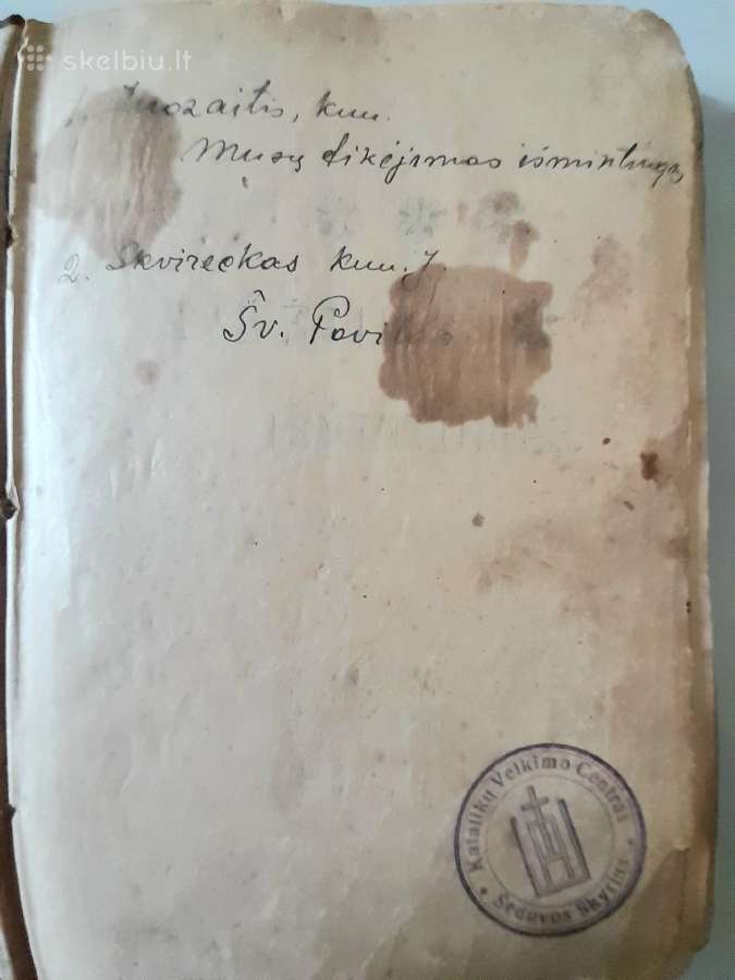 Religinė knyga 1909m. - nuotraukos Nr. 2