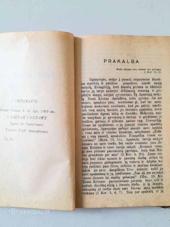 Religinė knyga 1909m. - nuotraukos Nr. 6