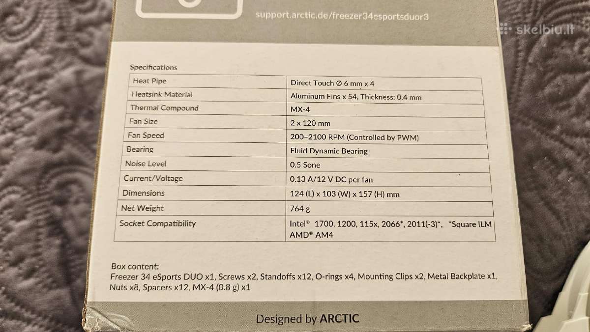 Arctic Freezer 34 Esports Duo - nuotraukos Nr. 3