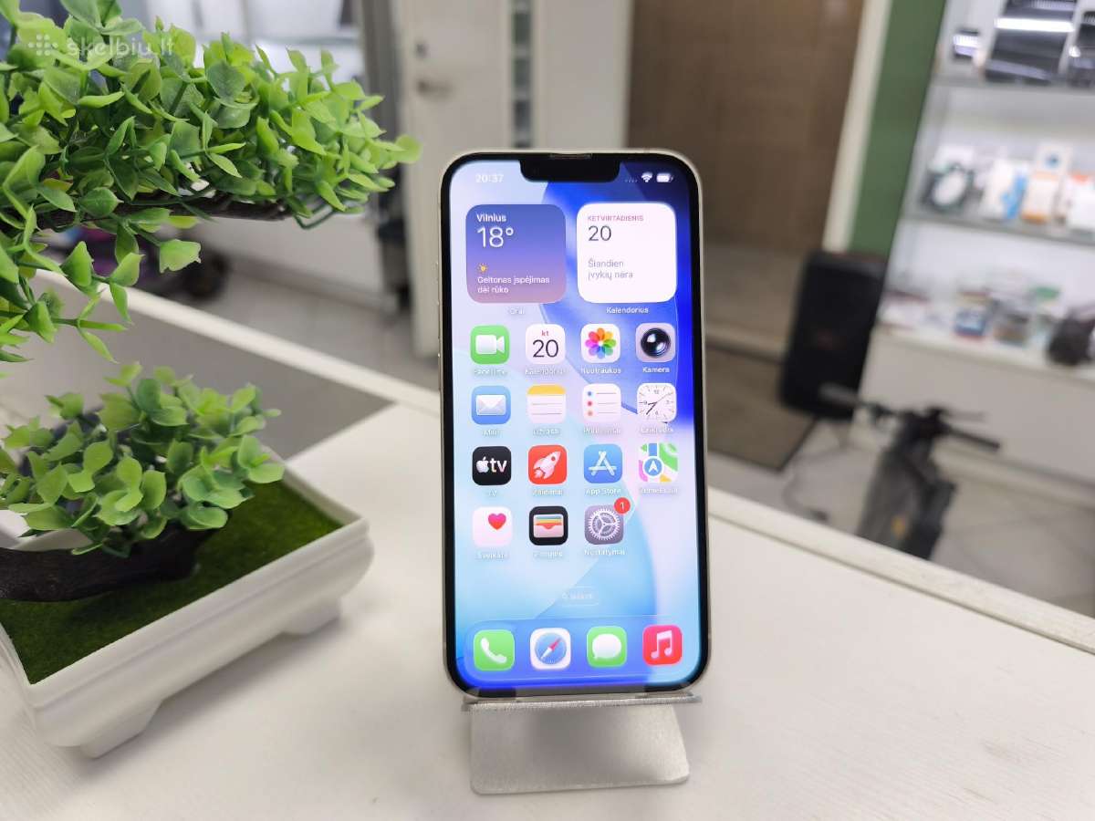 iPhone 13 128gb 86% Battery Health su Garantija - nuotraukos Nr. 2