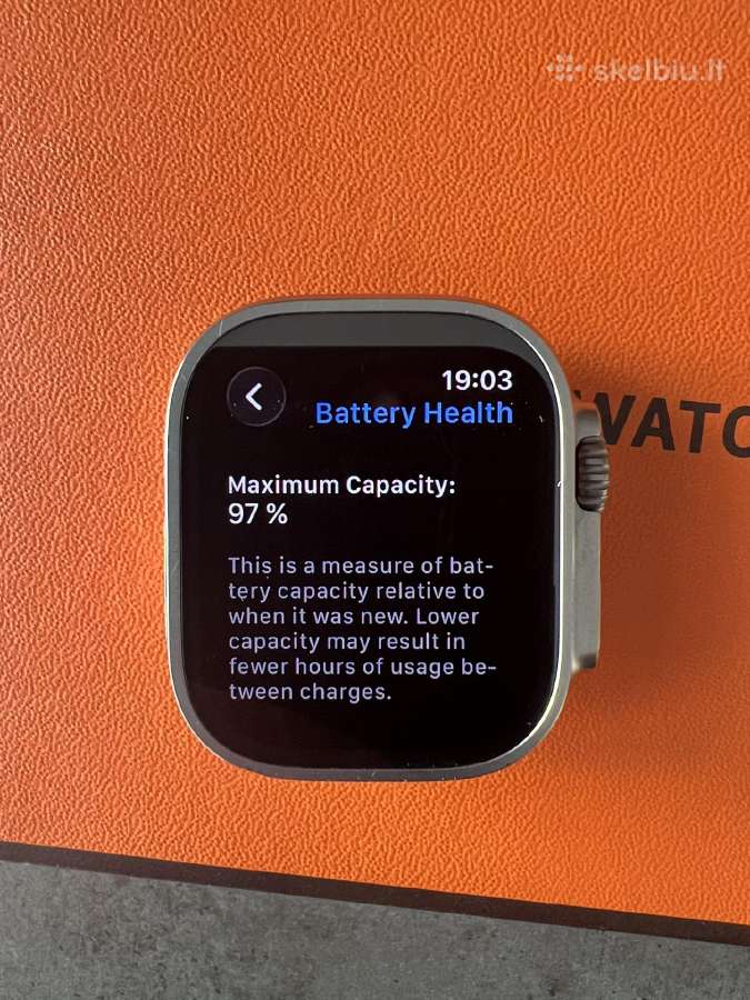 Apple Watch Ultra 2 Hermes edition - nuotraukos Nr. 5