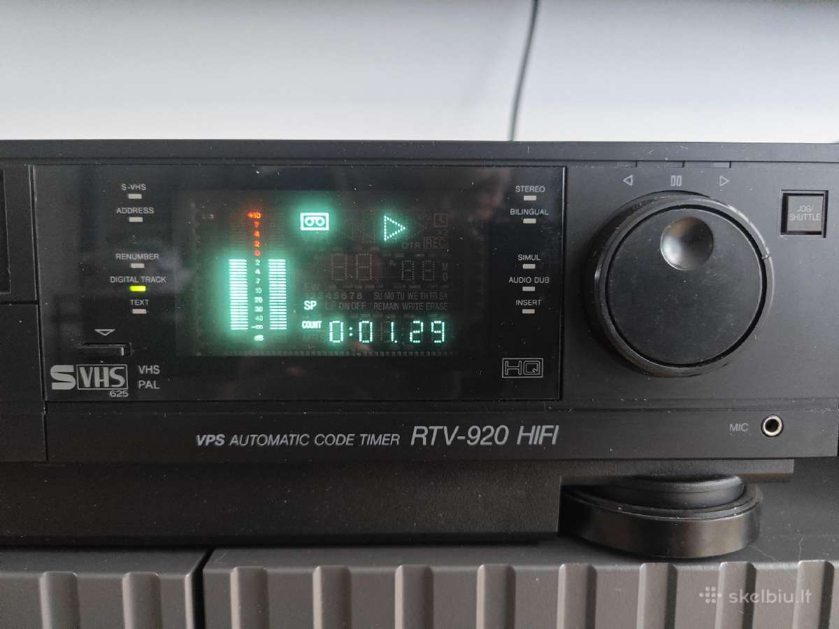 Hi End S-vhs vaizdo grotuvas Blaupunkt(panasonic) - nuotraukos Nr. 3