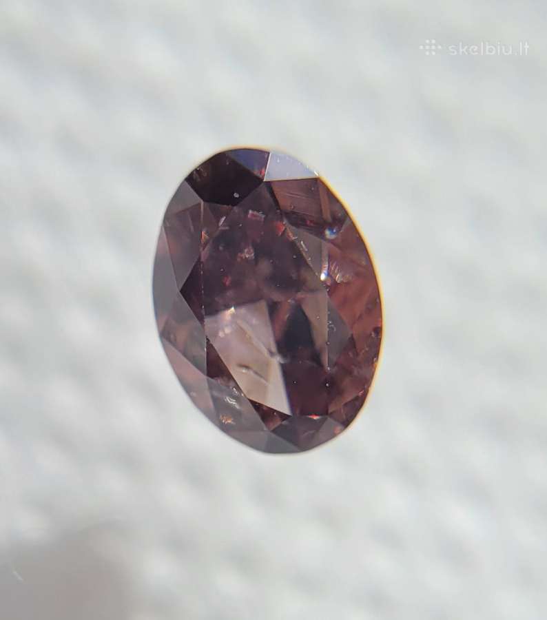 Natūralus deimantas 0.51 ct (rožinės spalvos) - nuotraukos Nr. 2