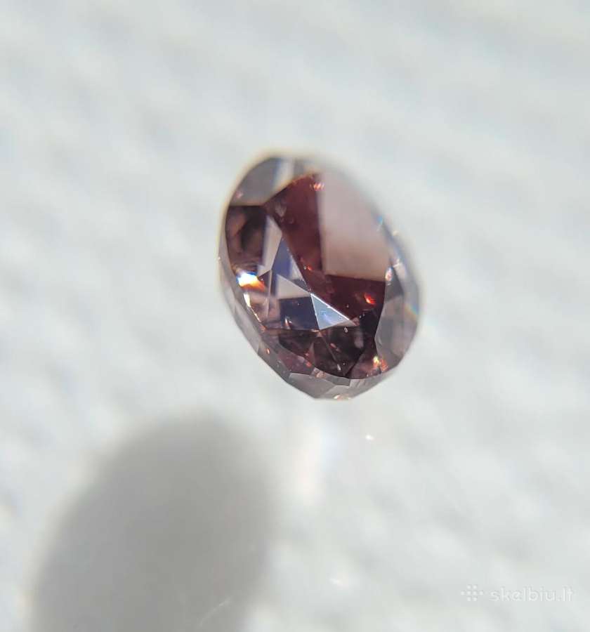 Natūralus deimantas 0.51 ct (rožinės spalvos) - nuotraukos Nr. 4