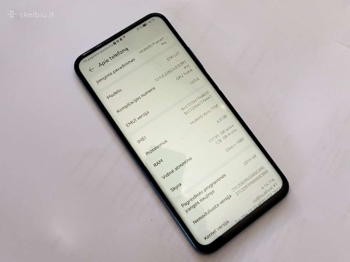 Huawei P smart Pro - nuotraukos Nr. 2