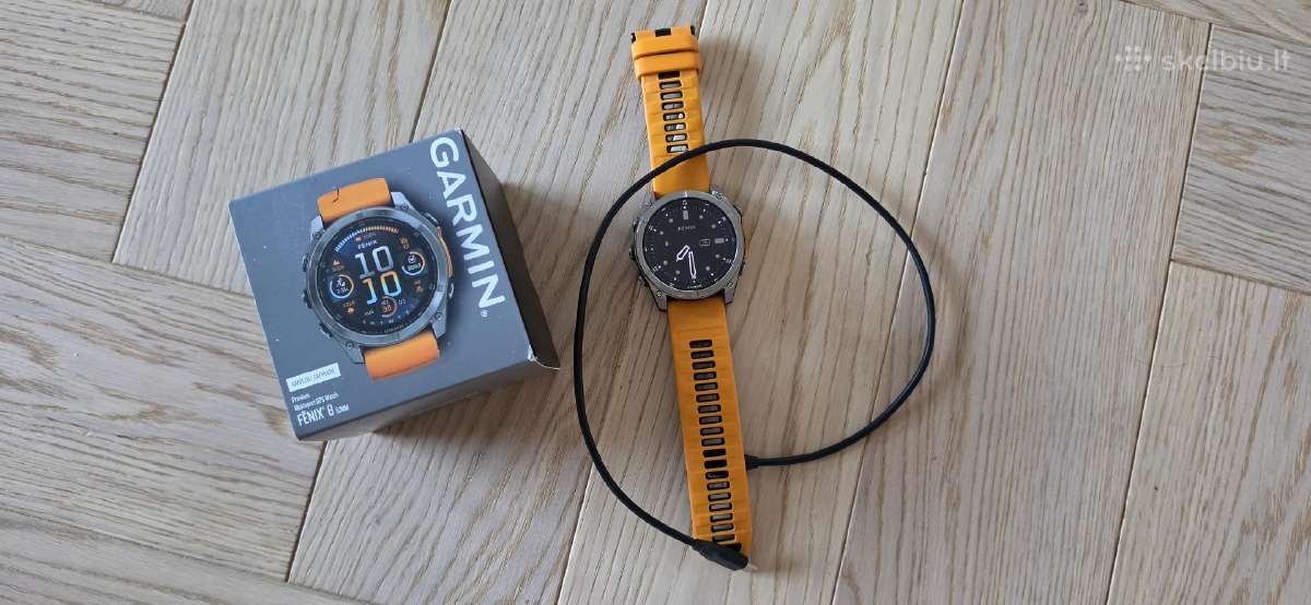 Garmin Fenix 8 51mm Sapphire Amoled Titanium - nuotraukos Nr. 2