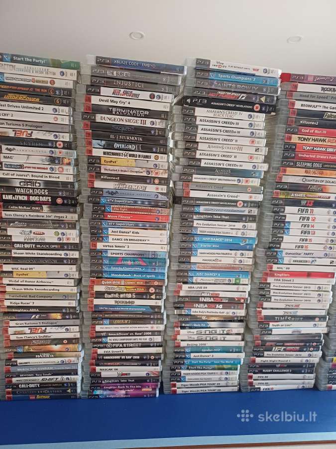 PS3 zaidimu kolekcija skaitom aprasyma - nuotraukos Nr. 3