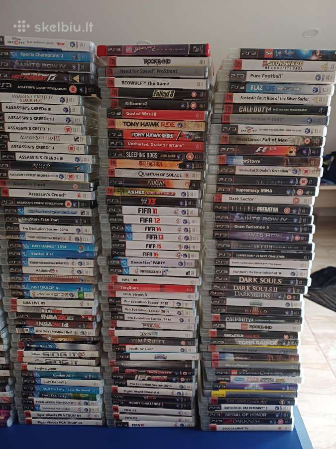 PS3 zaidimu kolekcija skaitom aprasyma - nuotraukos Nr. 4