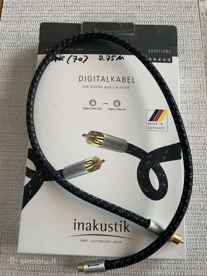 Inakustik ekzelenz coax kabelis - nuotraukos Nr. 2