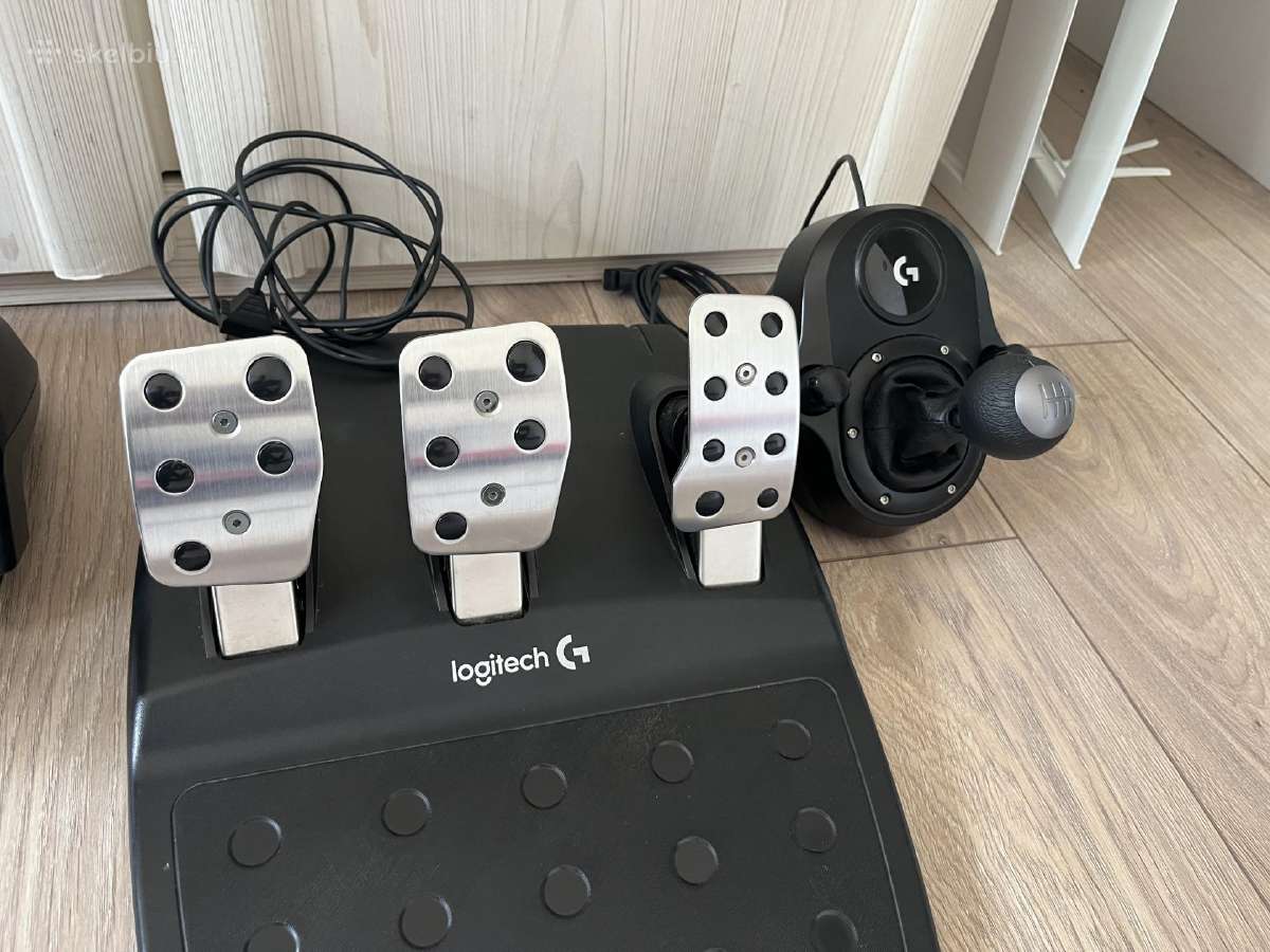 Logitech g29 vairas + pavarų svirtis - nuotraukos Nr. 3