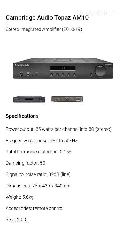 Cambridge audio - nuotraukos Nr. 8