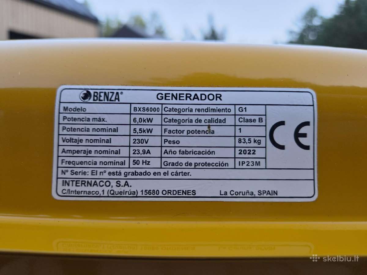 Pro generatoriaus su el. starteriu - nuotraukos Nr. 3
