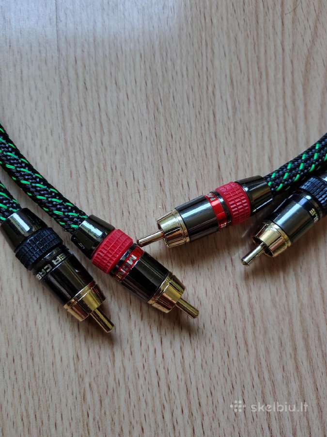Rca laidas.anaudiophile Hifi Rca kabelis - nuotraukos Nr. 2