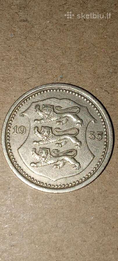 Estija 20 sentų 1935 - nuotraukos Nr. 2