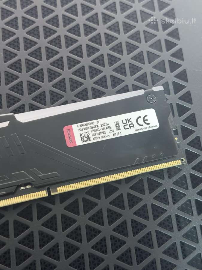 RAM Fury Beast Rgb Ddr5 16 GB - nuotraukos Nr. 4