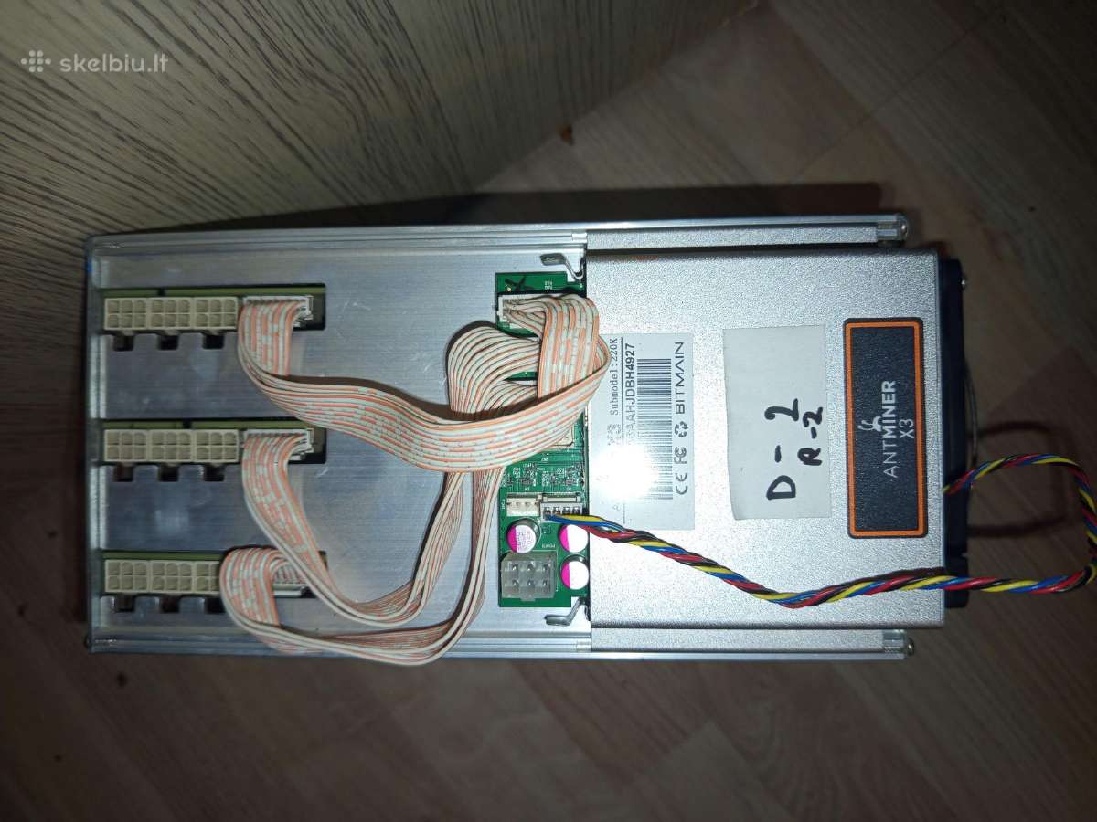 Kripto ferma Bitmain Antminer X3 220k - nuotraukos Nr. 2