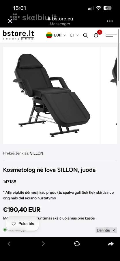 Kosmetologinis gultas - nuotraukos Nr. 2