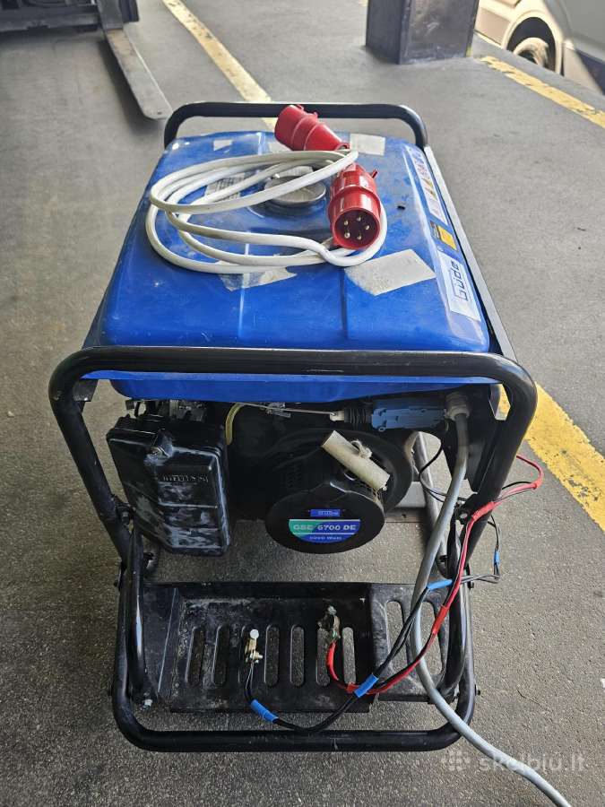 Vokiškas benzininis generatorius 9,5kw el.starter - nuotraukos Nr. 4
