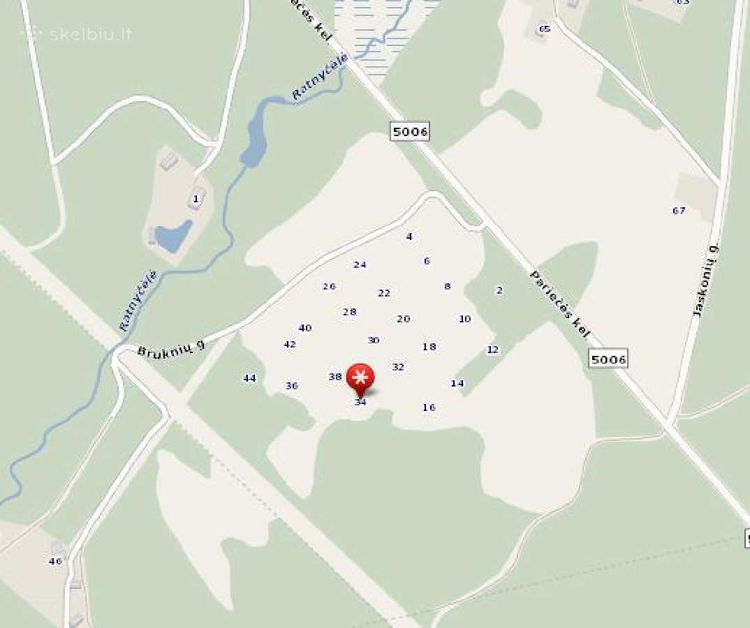15 a namų valdos sklypas ramioje vietoje Jaskonyse - nuotraukos Nr. 3