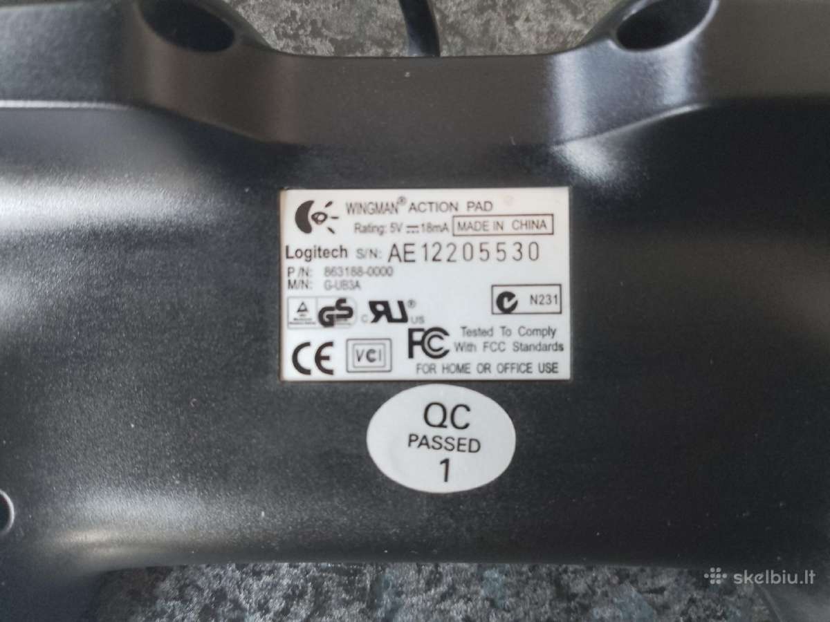 Pc pultelis Logitech Wingman Action Pad - nuotraukos Nr. 5