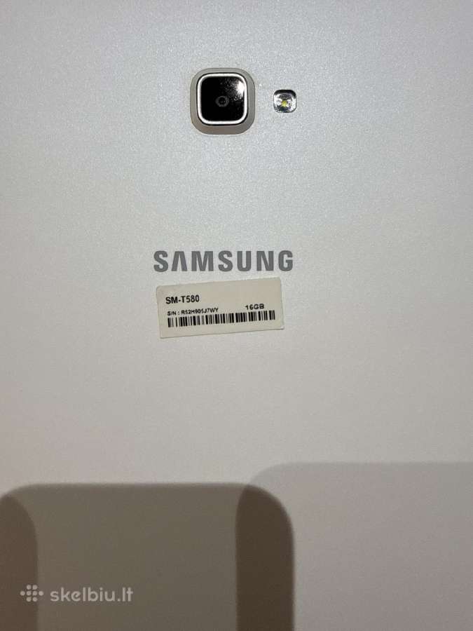 Parduodama naudota Galaxy Tab A Sm-t580 16gb - nuotraukos Nr. 2