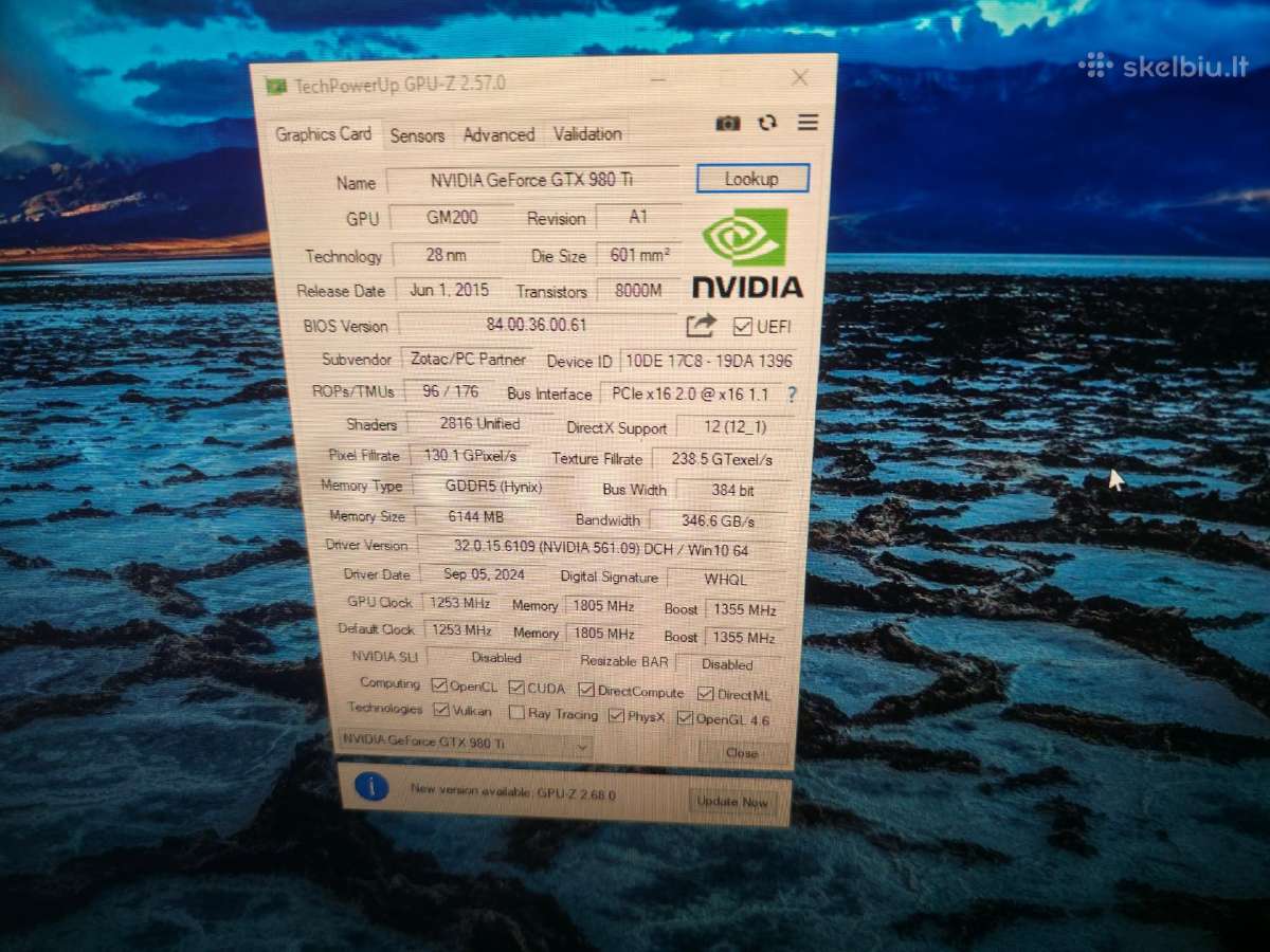 Zotac Geforce Gtx 980 Ti Amp 6gb - nuotraukos Nr. 5