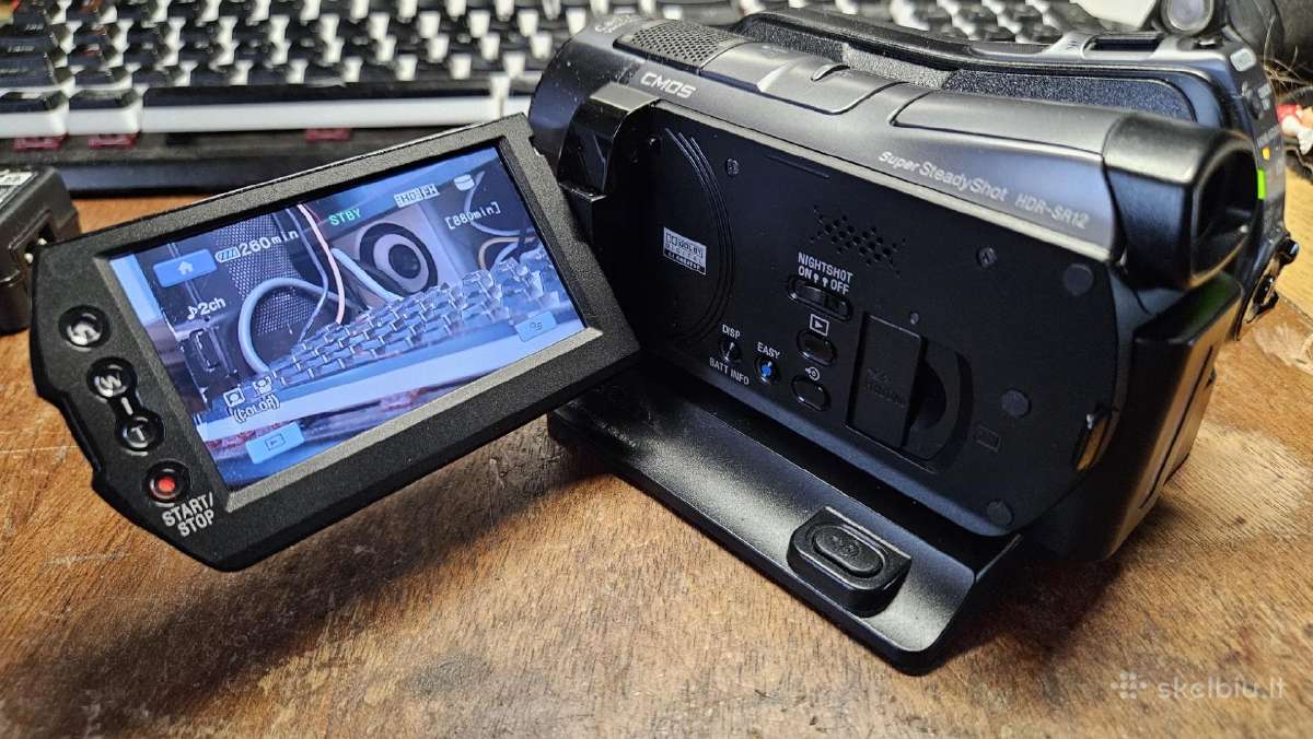 Sony Hdr-sr12 120gb kamera - nuotraukos Nr. 2
