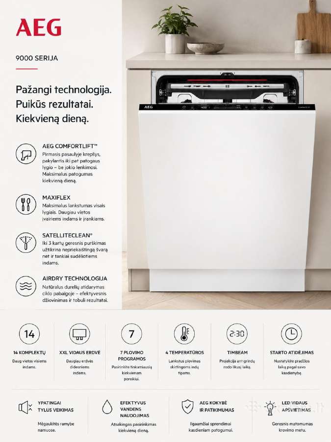Naujos Aeg 7000 ir 9000 serijos indaplovės - nuotraukos Nr. 2