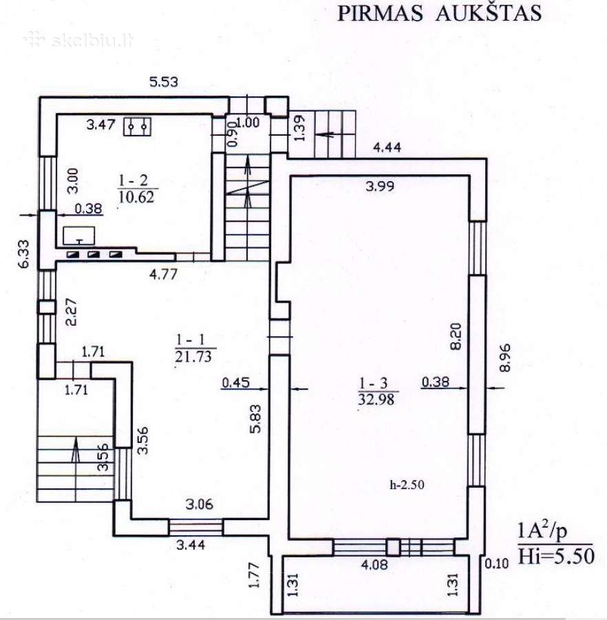 Dviejų aukštų mūrinis namas Ratnyčioje - nuotraukos Nr. 5