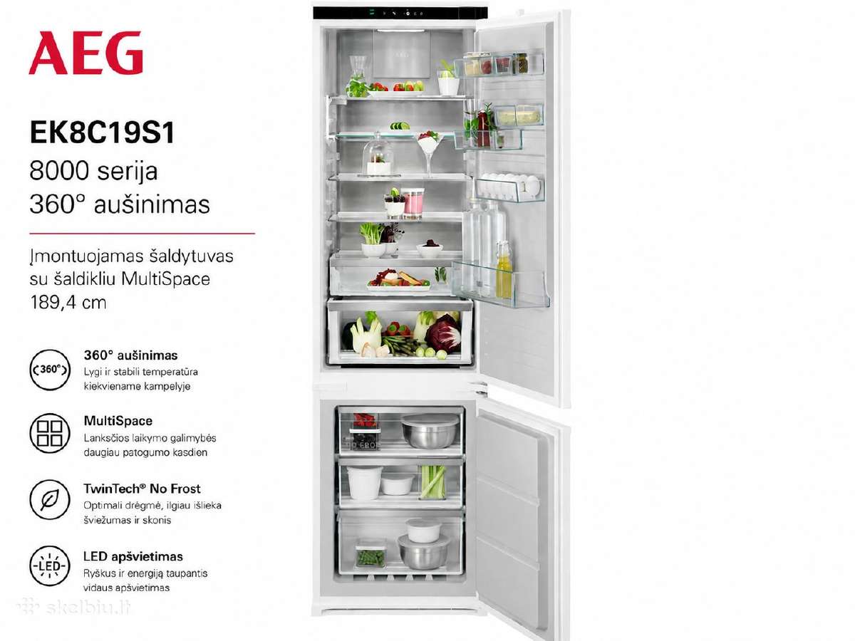 Nauji ekspoziciniai Aeg Electrolux šaldytuvai - nuotraukos Nr. 2