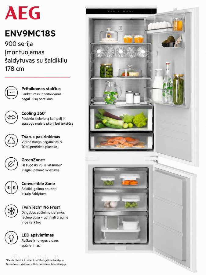 Nauji ekspoziciniai Aeg Electrolux šaldytuvai - nuotraukos Nr. 3