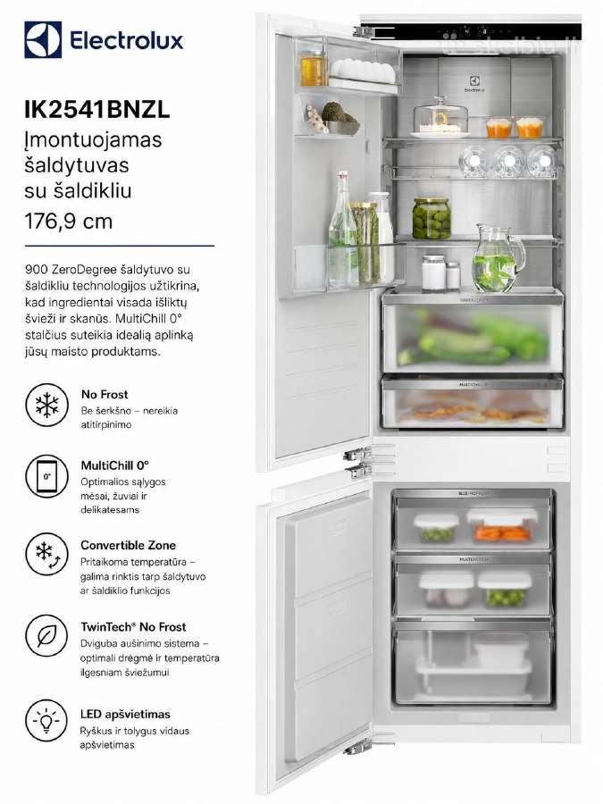 Nauji ekspoziciniai Aeg Electrolux šaldytuvai - nuotraukos Nr. 4