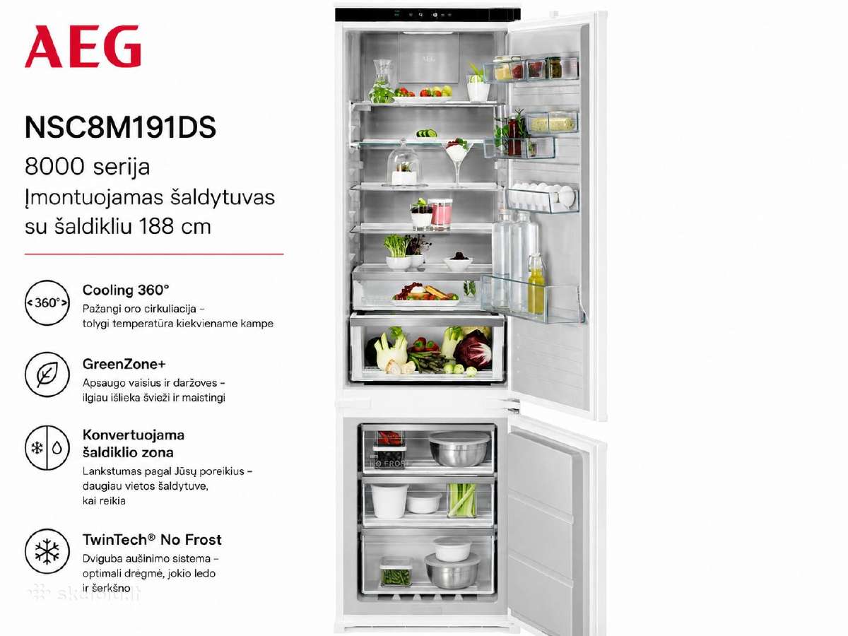 Nauji ekspoziciniai Aeg Electrolux šaldytuvai - nuotraukos Nr. 5