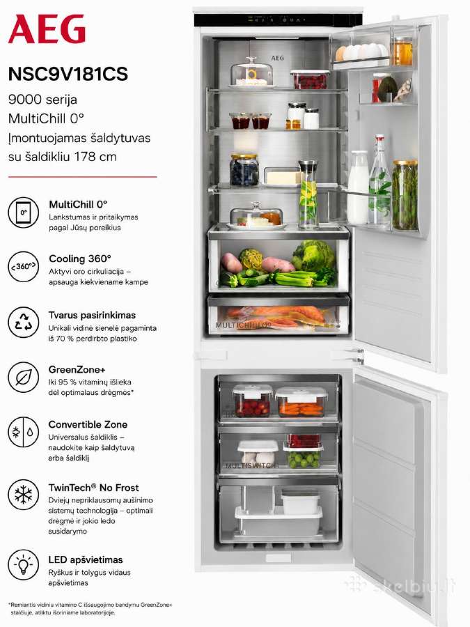 Nauji ekspoziciniai Aeg Electrolux šaldytuvai - nuotraukos Nr. 6