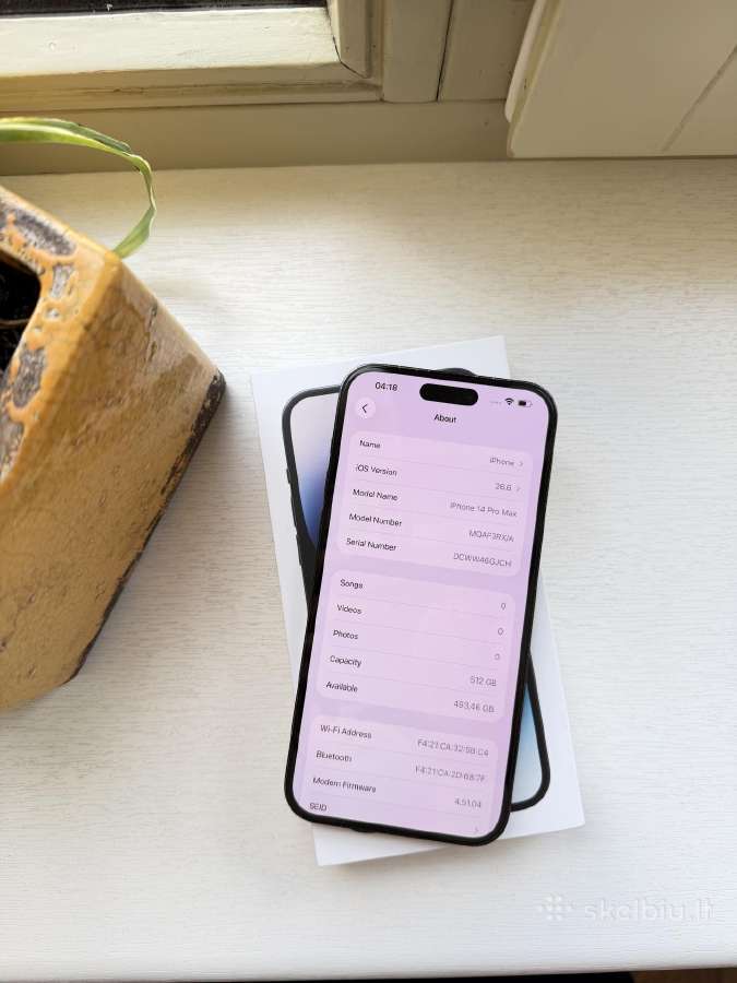 Apple iPhone 14 pro max 512gb Geros būklės - nuotraukos Nr. 10