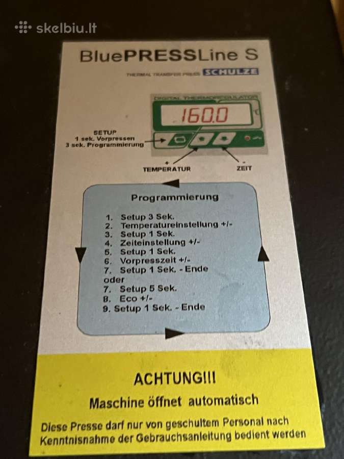 Termo presas spaudai ant tekstilės - nuotraukos Nr. 4