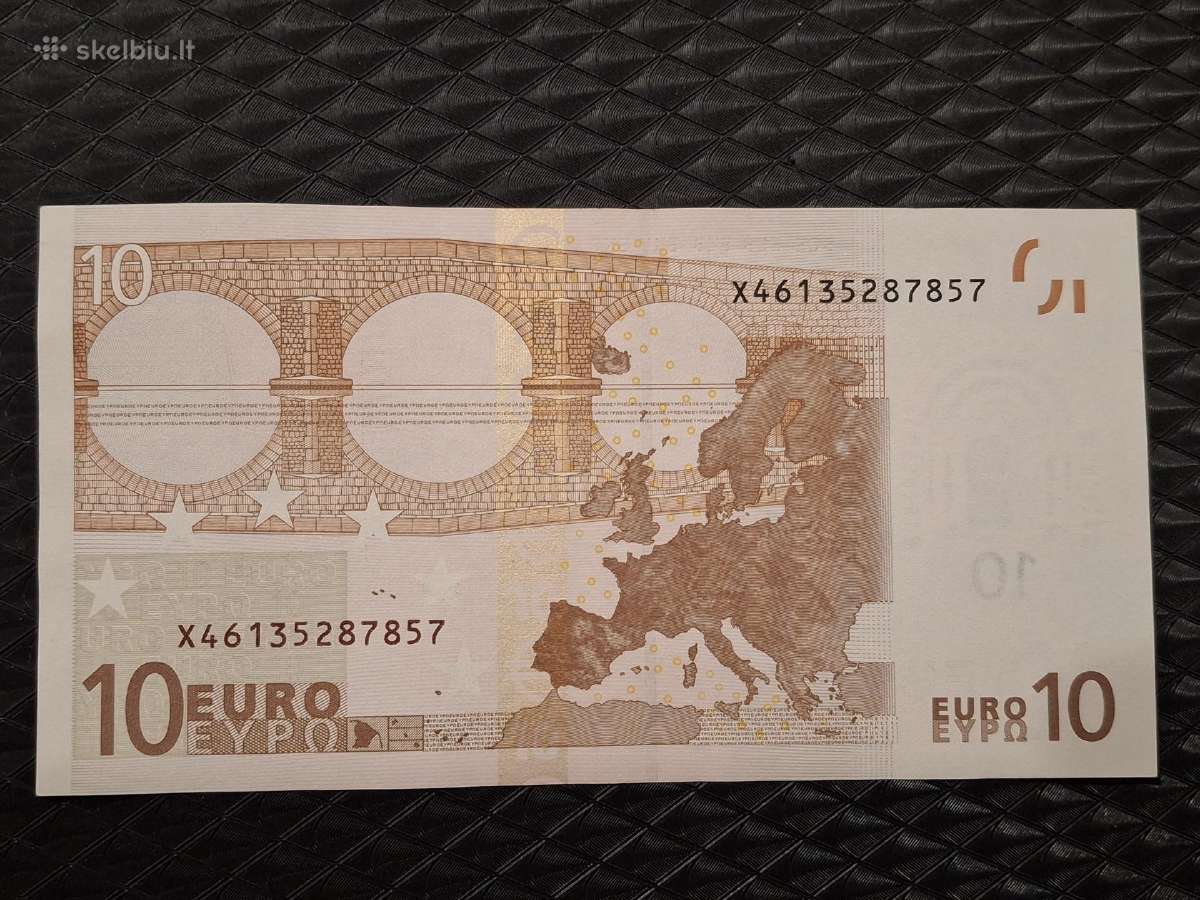 10 euro banknotas 2002 antras parasas - nuotraukos Nr. 3