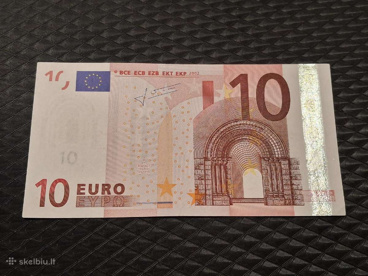 10 euro banknotas 2002 europa - nuotraukos Nr. 2
