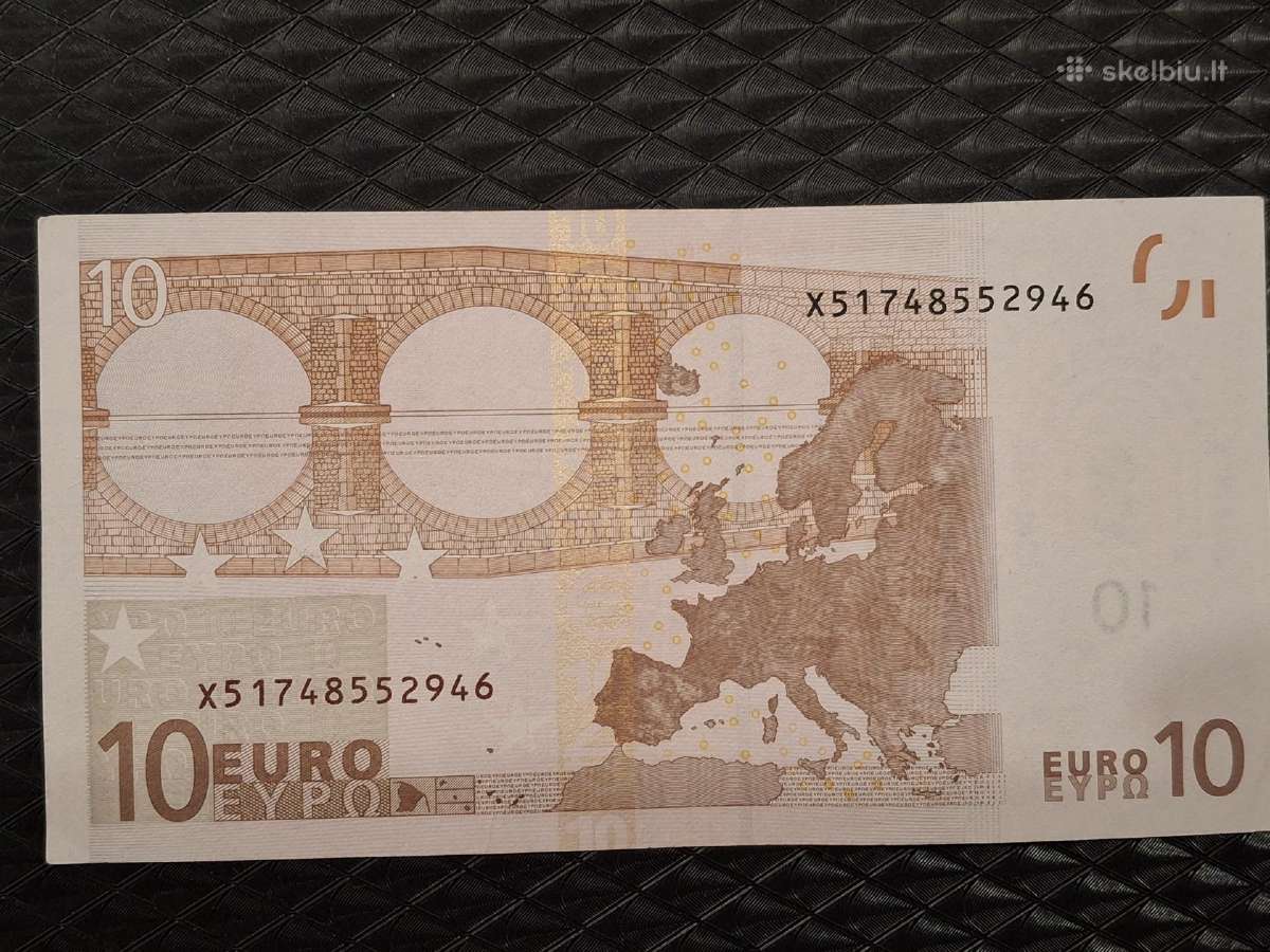 10 euro banknotas 2002 europa - nuotraukos Nr. 3