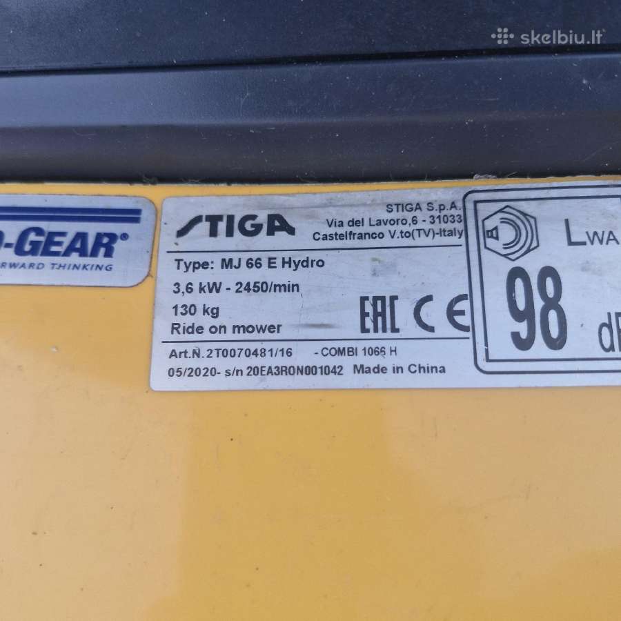 Stiga combi - nuotraukos Nr. 6