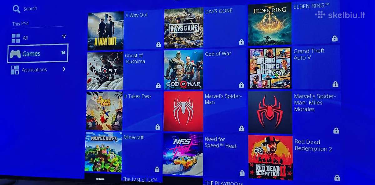 Playstation 4 slim 1tb atrištas ant 12.52versijos - nuotraukos Nr. 2