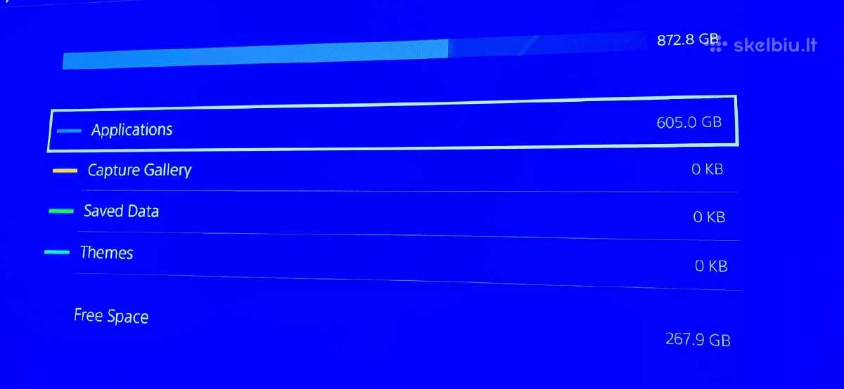 Playstation 4 slim 1tb atrištas ant 12.52versijos - nuotraukos Nr. 3
