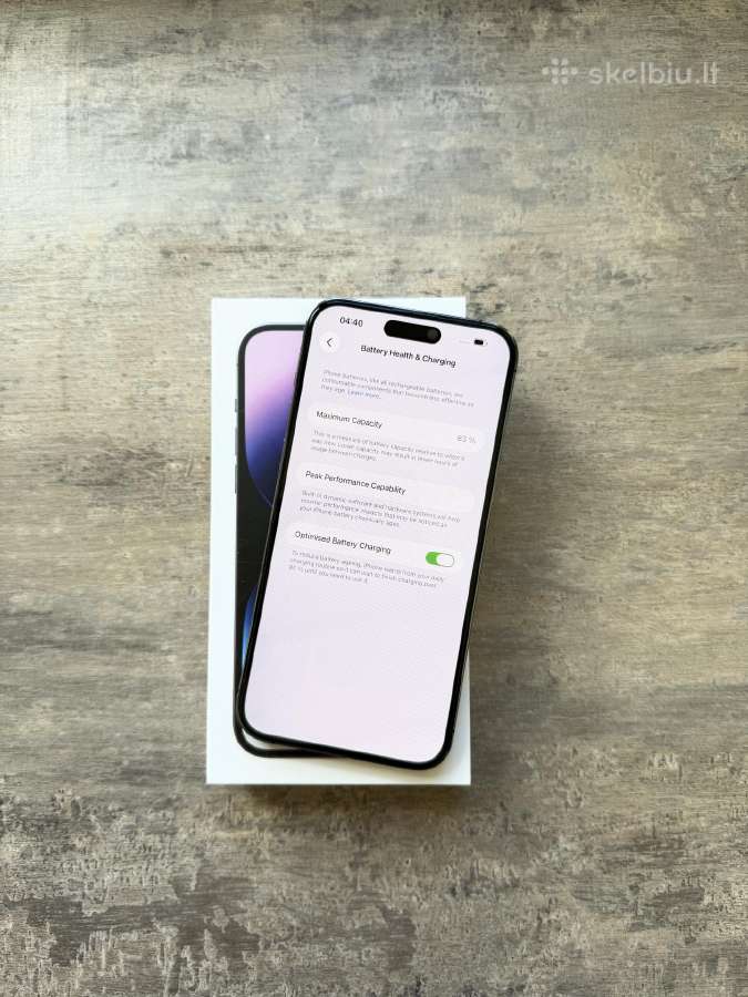 Apple iPhone 14 pro max 256gb Puikios būklės - nuotraukos Nr. 11