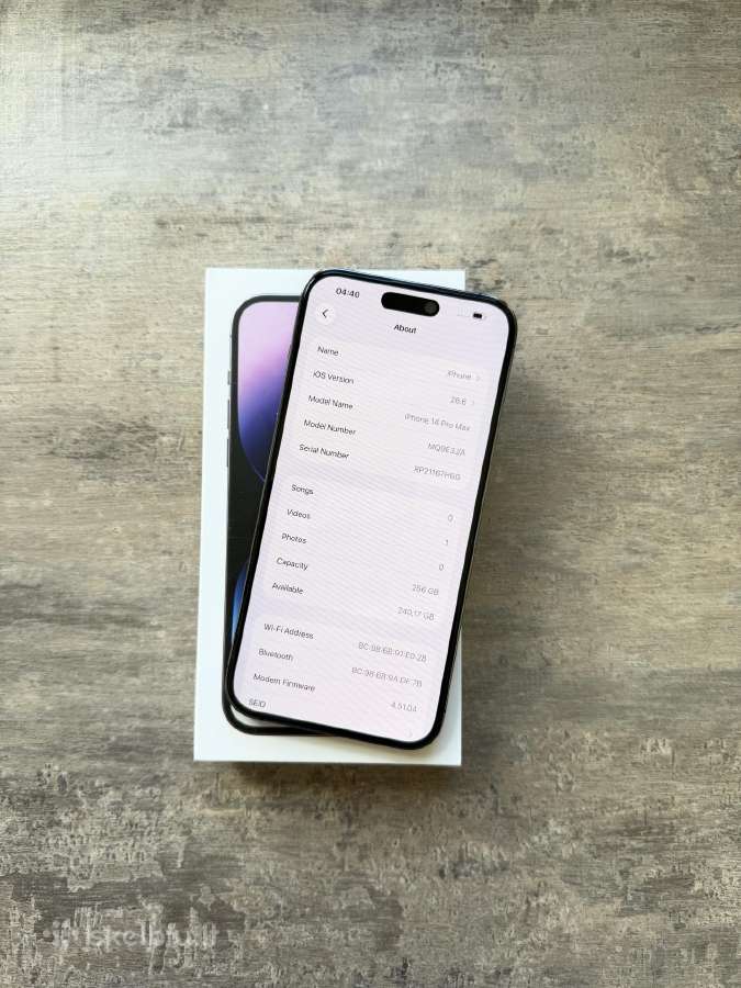 Apple iPhone 14 pro max 256gb Puikios būklės - nuotraukos Nr. 12
