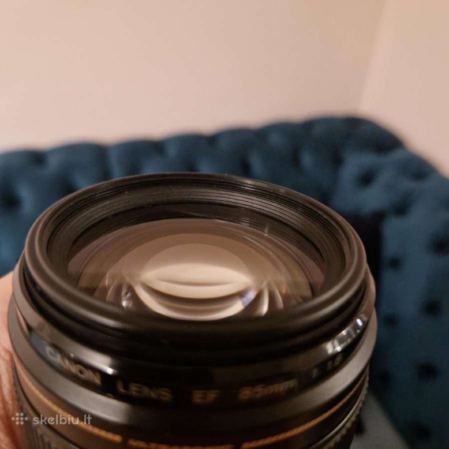 Canon Ef 85mm f/1.8 Usm – puikios būklės - nuotraukos Nr. 3